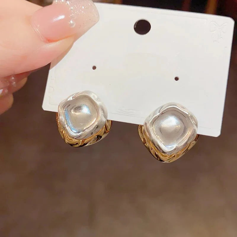 Micara - Silver Square - Ohrringe