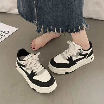 Myka - Trendige Freizeit-Sneakers - Plateau-Stil