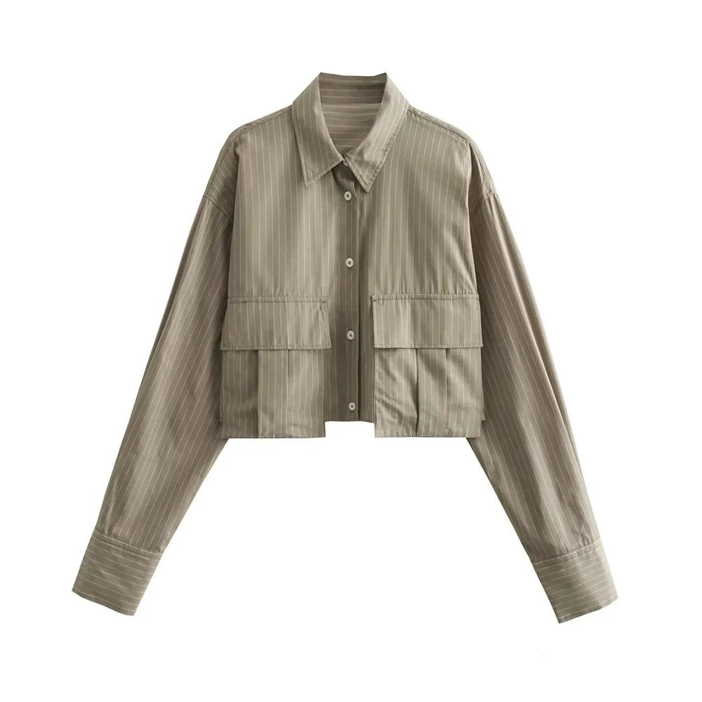 Piper - Langärmliges Bluse - Stylisch Geschnittene Länge