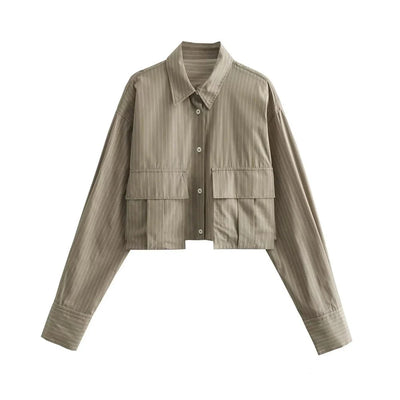 Piper - Langärmliges Bluse - Stylisch Geschnittene Länge