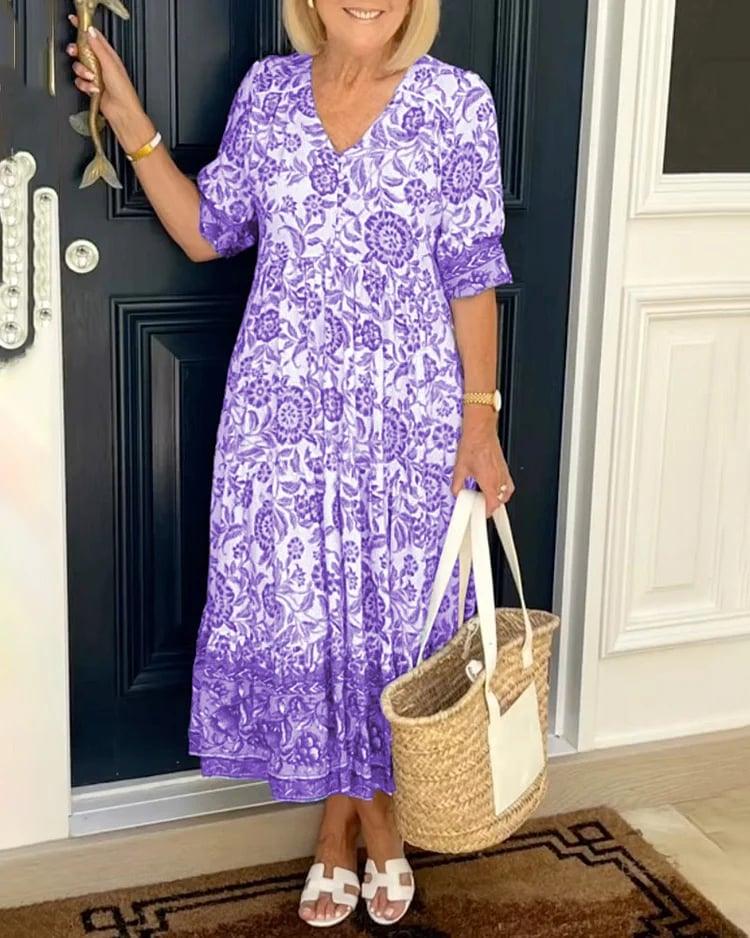 Bohème kleid für frauen