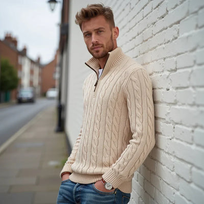Alessandro™ | Eleganter Pullover mit Reißverschluss