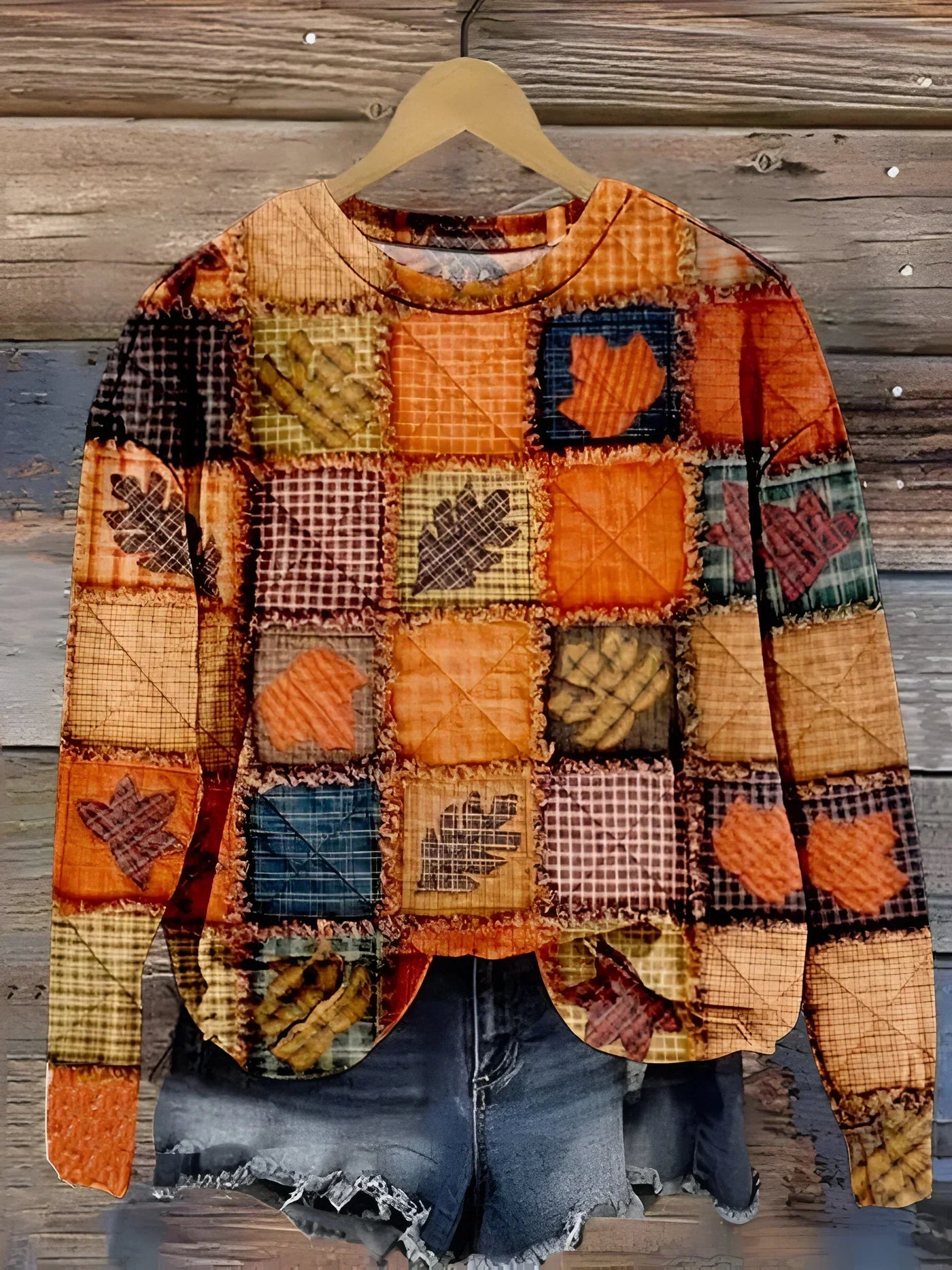 MAËLYS™ | Bunt gestrickter Pullover