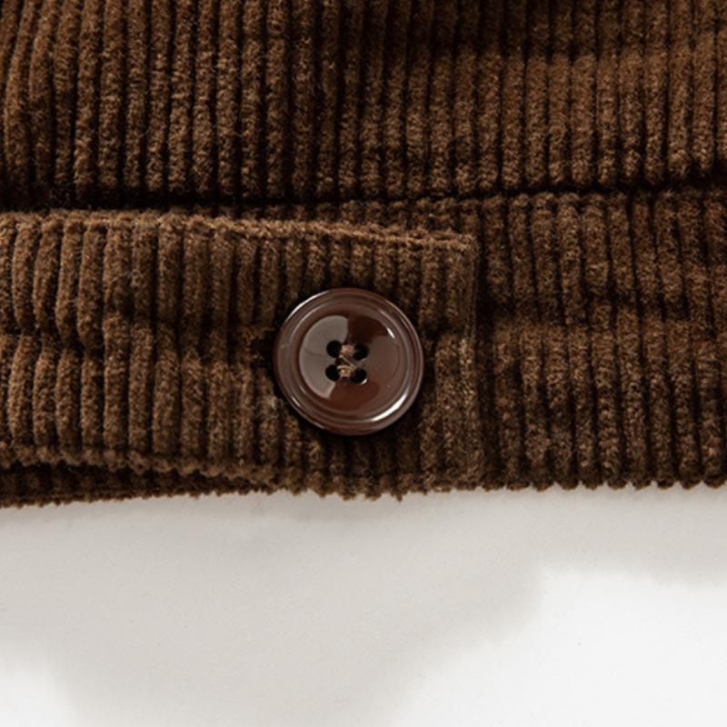 Herrenjacke mit Plüschkragen