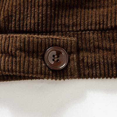 Herrenjacke mit Plüschkragen