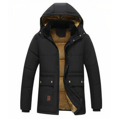Abnehmbare Kapuze Winterjacke für Herren