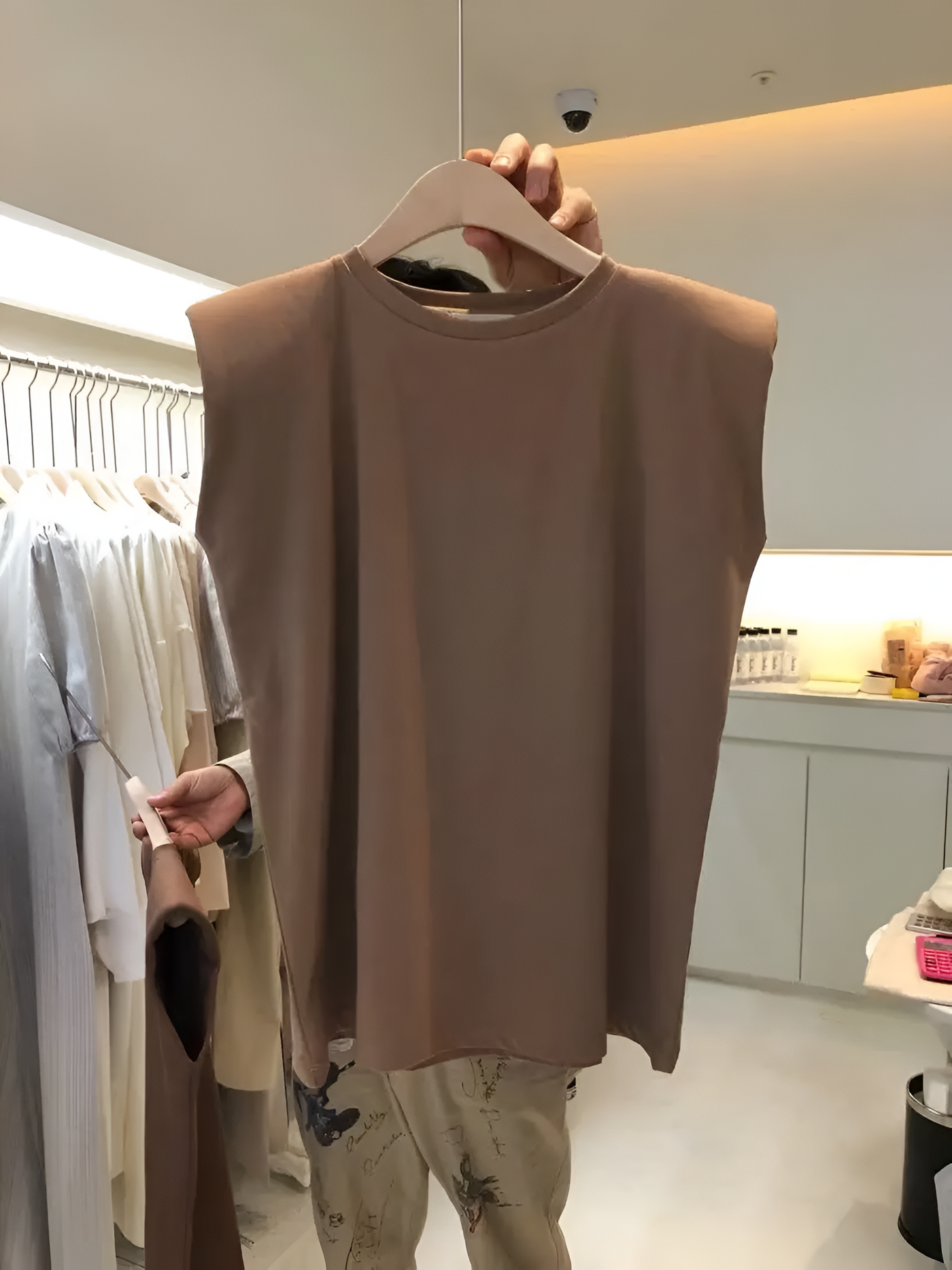 Drina | Elegantes ärmelloses Tanktop für den Arbeitsweg