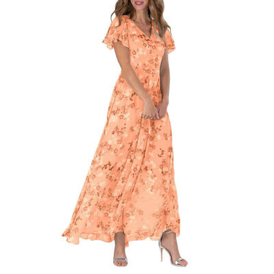 Damen Sommer Formelles Blumen Hochzeitsgast Kleid | Maxi