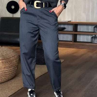 Pia | STREIFEN ANZUGHOSEN