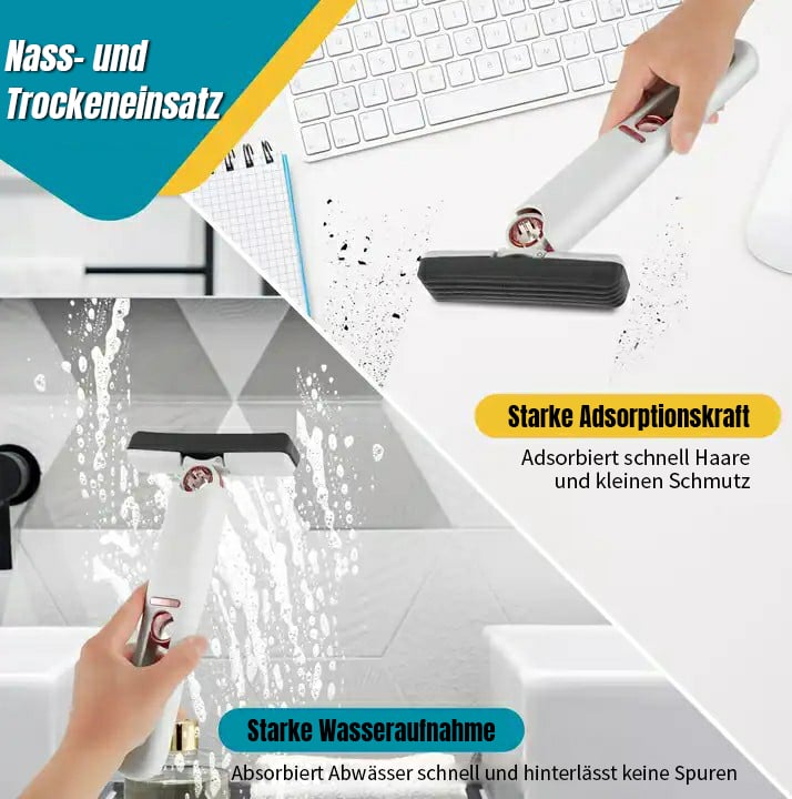 SchnellMopp™ Kleckerfreier Wisch-Mopp