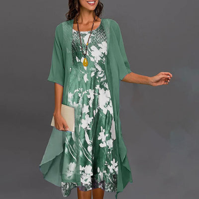 Elastisches sommerkleid für frauen