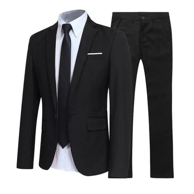 Zweiteiliger Formeller Hochzeitsgastanzug Für Herren | Elegant