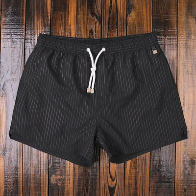 Bequeme gestreifte shorts für männer