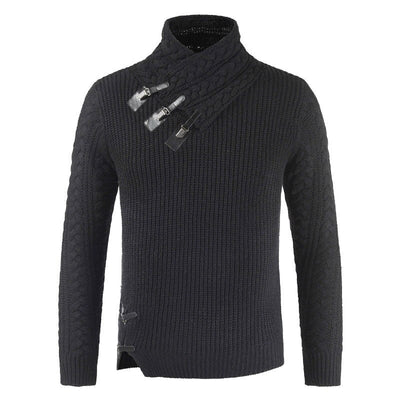 Weicher Langärmliger Strickpullover Für Herren | Warm