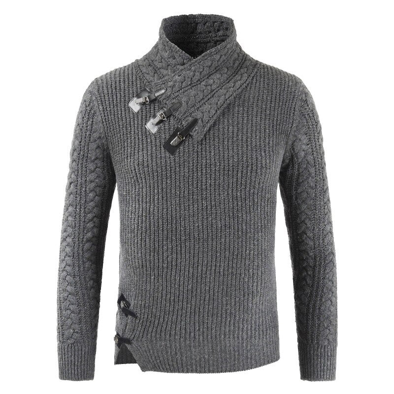 Weicher Langärmliger Strickpullover Für Herren | Warm