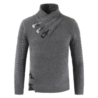 Weicher Langärmliger Strickpullover Für Herren | Warm