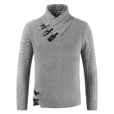 Weicher Langärmliger Strickpullover Für Herren | Warm