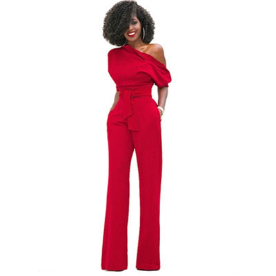 Asymmetrischer Eleganter Jumpsuit Für Damen | Formell