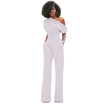 Asymmetrischer Eleganter Jumpsuit Für Damen | Formell