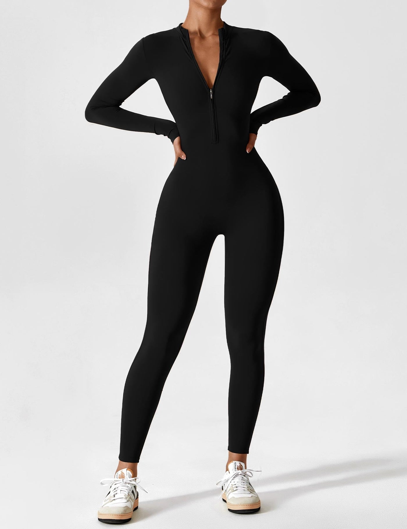 Lina | Nahtloser Full-Zip Bodysuit