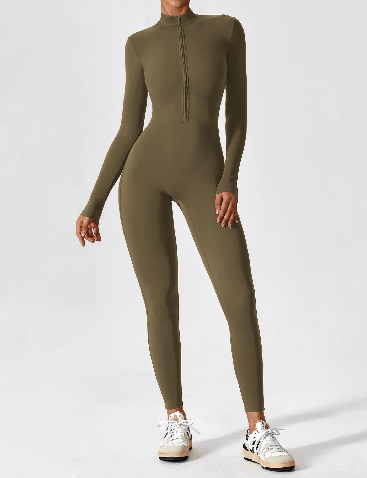 Lina | Nahtloser Full-Zip Bodysuit