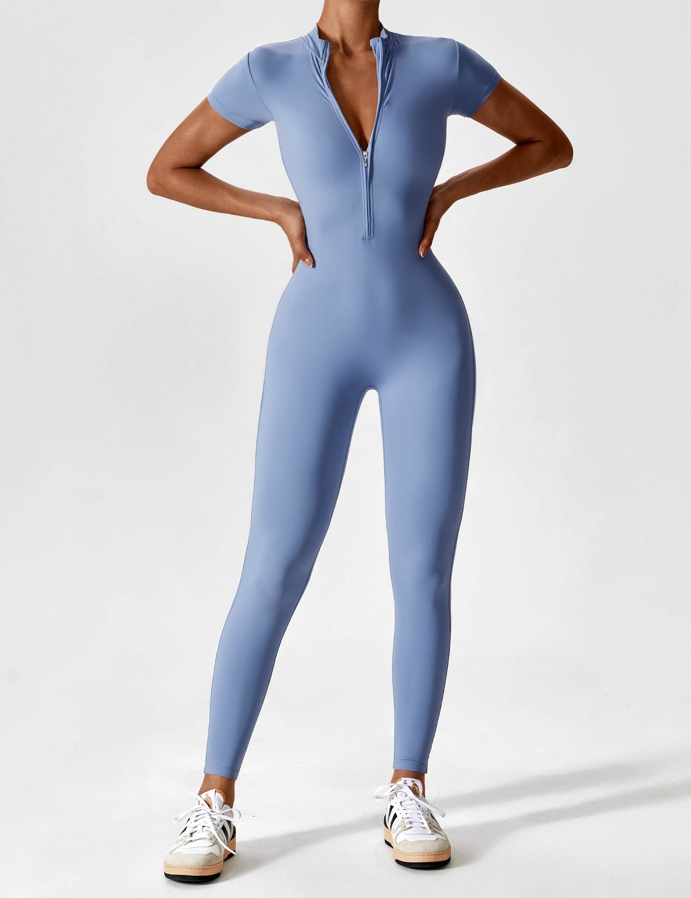 Lina | Nahtloser Full-Zip Bodysuit