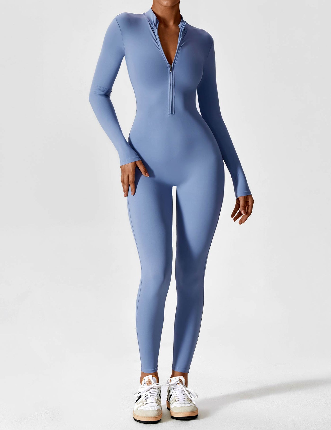 Lina | Nahtloser Full-Zip Bodysuit