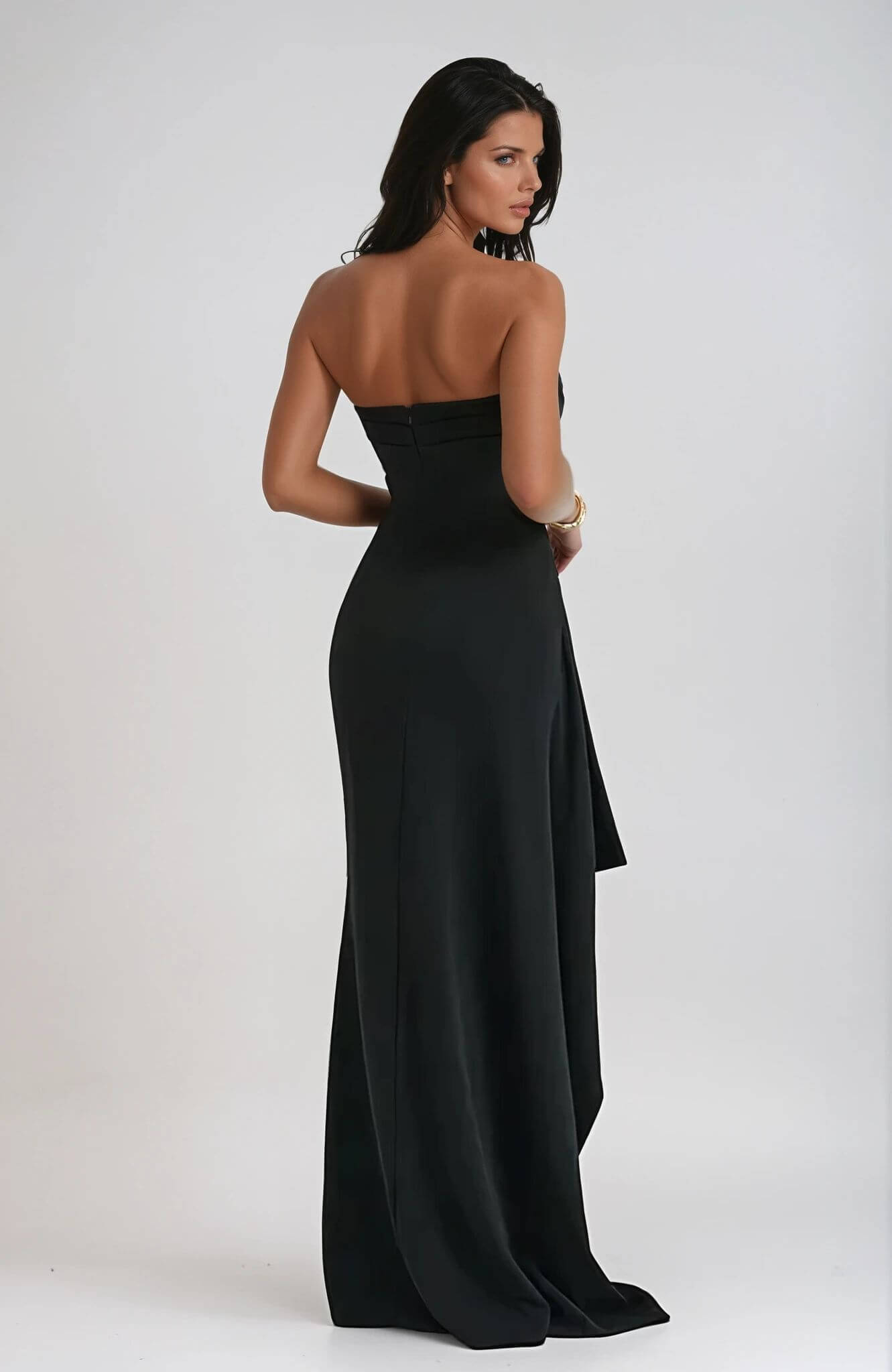 Elegantes Trägerloses Hochzeitsgastkleid Für Damen | Maxi